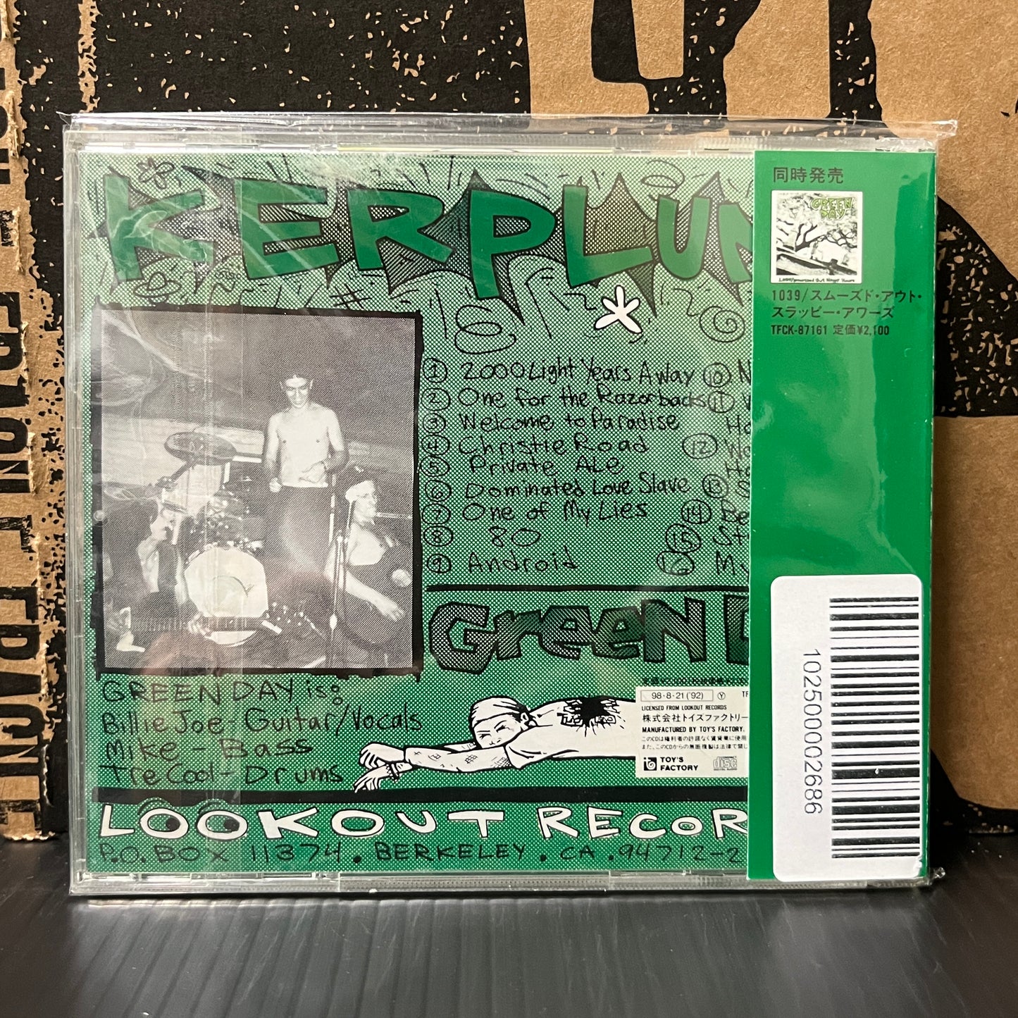 Used CD: Green Day "Kerplunk" CD (1998 Japanese Press On Toy's Factory)