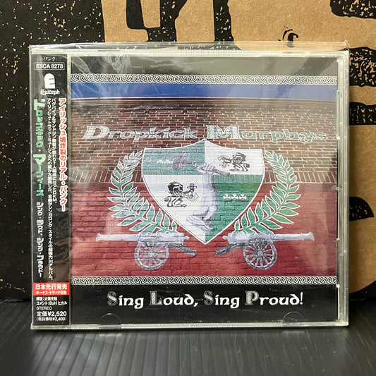 Used CD: Dropkick Murphys "Sing Loud, Sing Proud!" CD (2001 Japanese Press w/ Bonus Tracks)