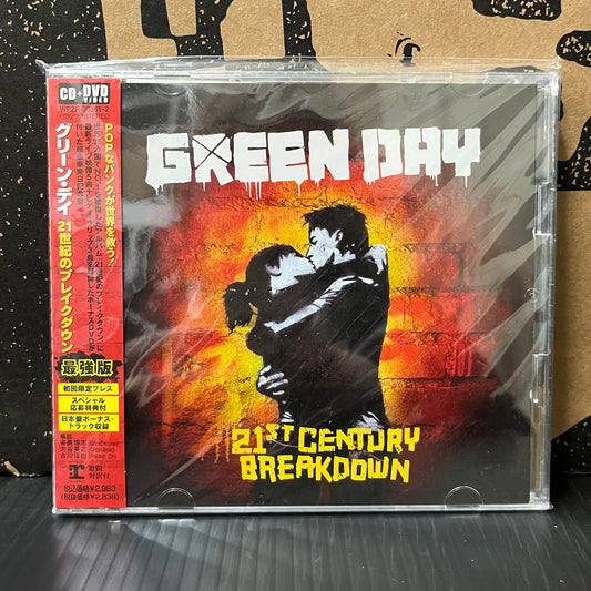 Used CD: Green Day "21st Century Breakdown" CD + DVD (2010 Japanese Press w/ Bonus Track)