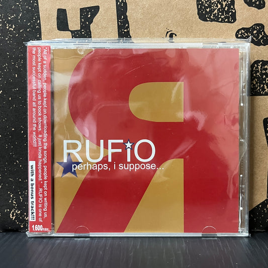 Used CD: Rufio "Perhaps, I Suppose" CD (2003 Japanese Press w/ Bonus Track)