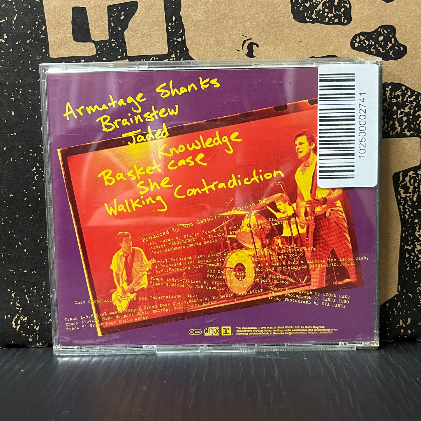 Used CD: Green Day "Bowling Bowling Bowling Parking Parking" CD (German/EU Press)