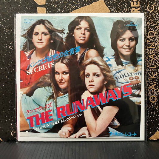 Used Vinyl: The Runaways "Secrets / Rock 'N' Roll" 7" (Japanese Press)