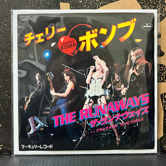 Used Vinyl: The Runaways "Cherry Bomb/Blackmail" 7" (Japanese Press)