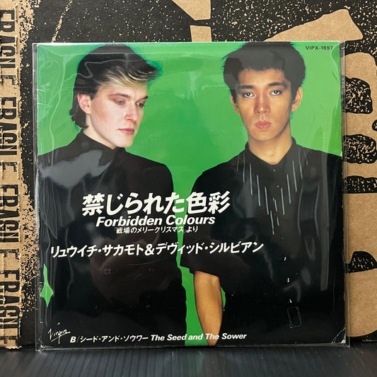 Used Vinyl: Ryuichi Sakamoto & David Sylvian "Forbidden Colours" 7" (Japanese Press)