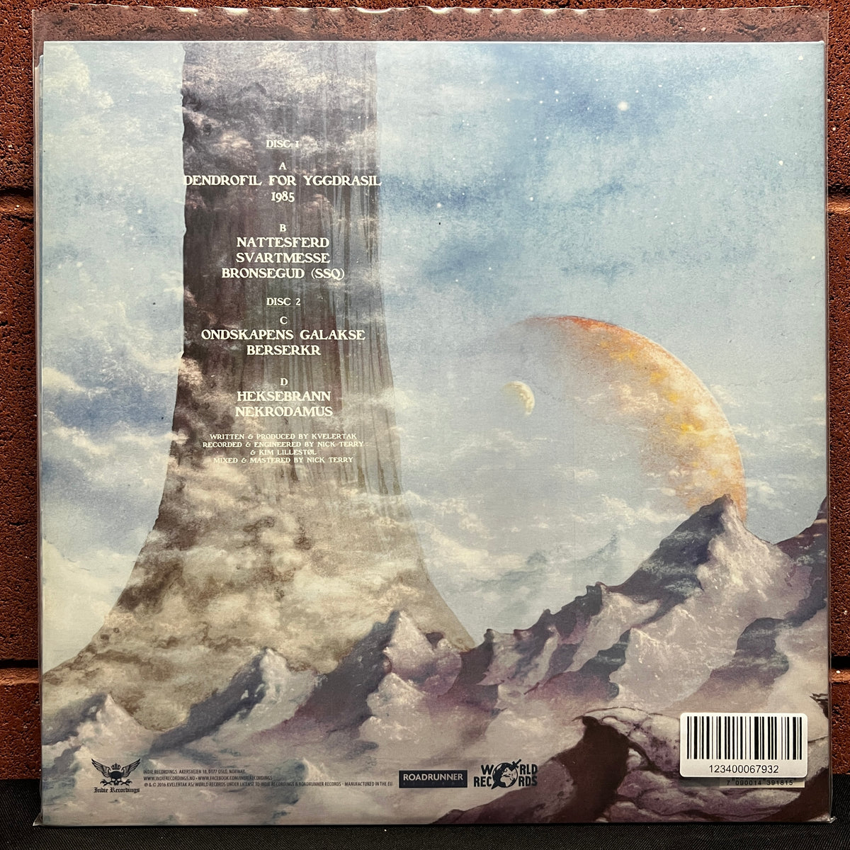 Used Vinyl: Kvelertak "Nattesferd" 2xLP (White & Blue Vinyl)