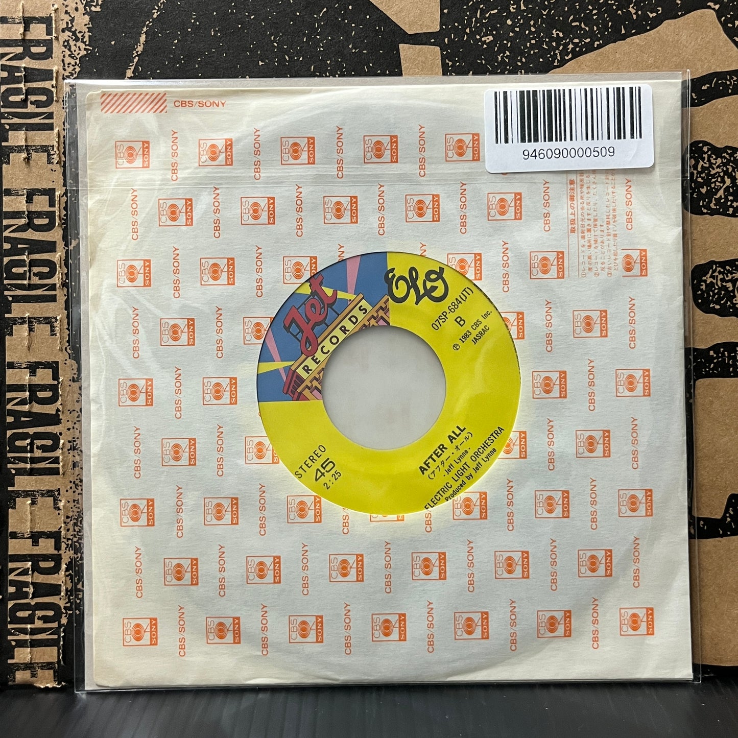 Used Vinyl: Electric Light Orchestra "Secret Messages / After All" 7" (Japanese Press)