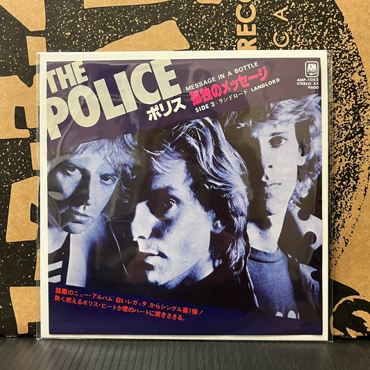 Used Vinyl: The Police "Message In A Bottle / Landord" 7" (Japanese Press w/ track times)
