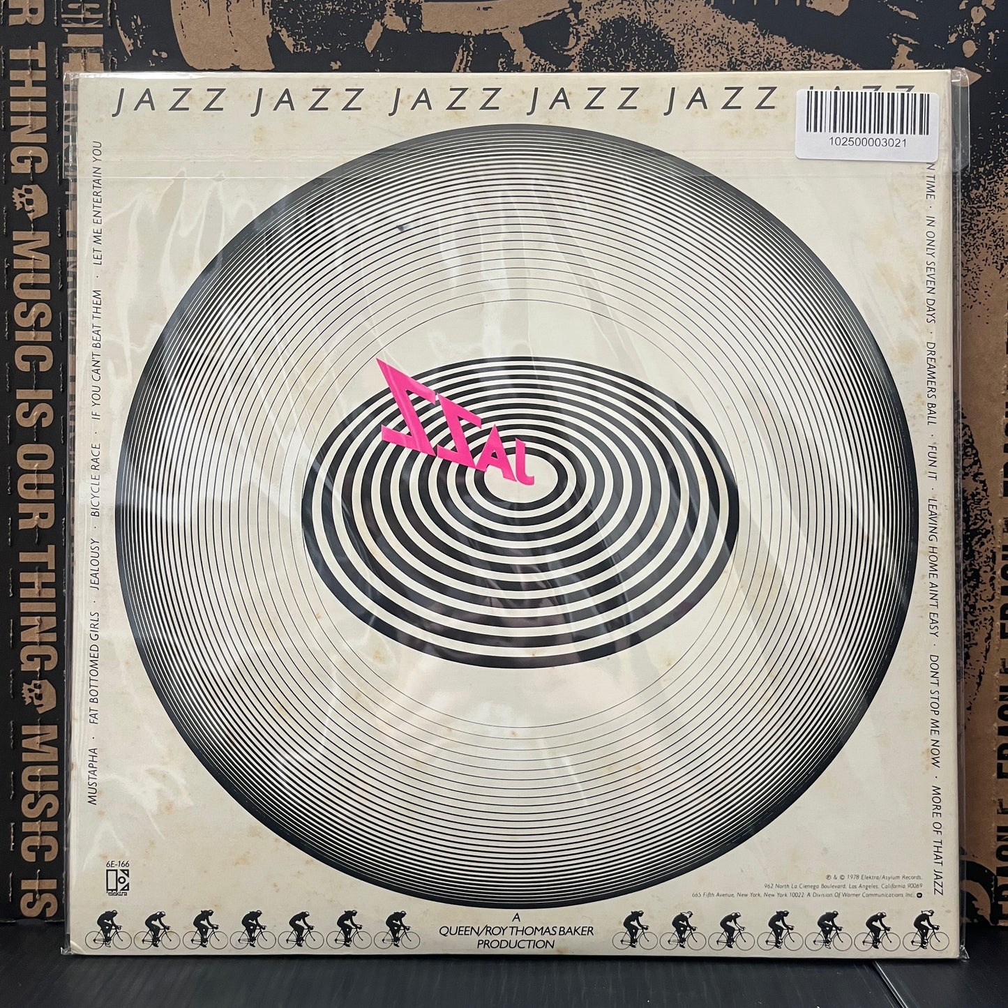 Used Vinyl: Queen "Jazz" LP (1978 Japanese Press w/ Poster)