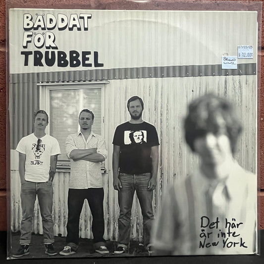 Used Vinyl: Baddat For Trubbel "Det Har Ar Inte New York" LP (Brown Marble Vinyl)