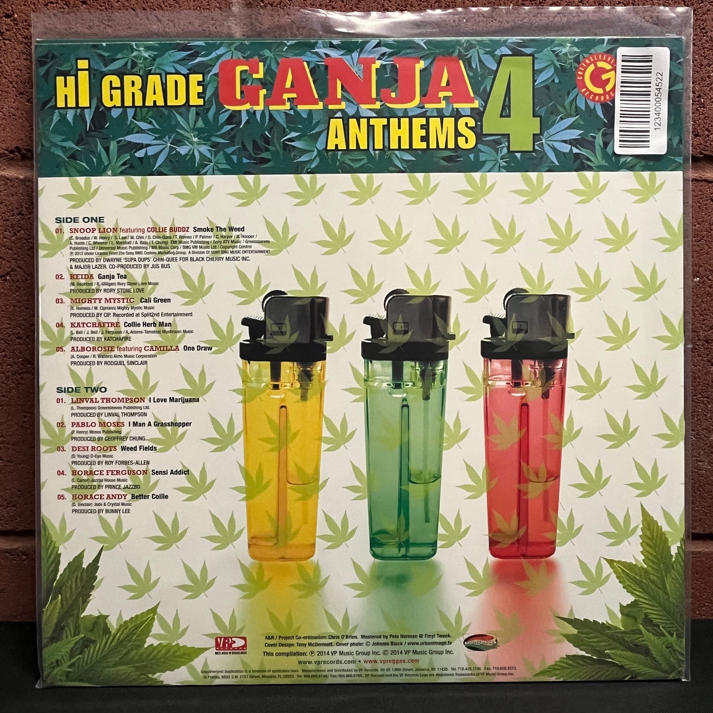 Used Vinyl: V/A - "Hi Grade Ganja Anthems 4" LP (Green Vinyl)