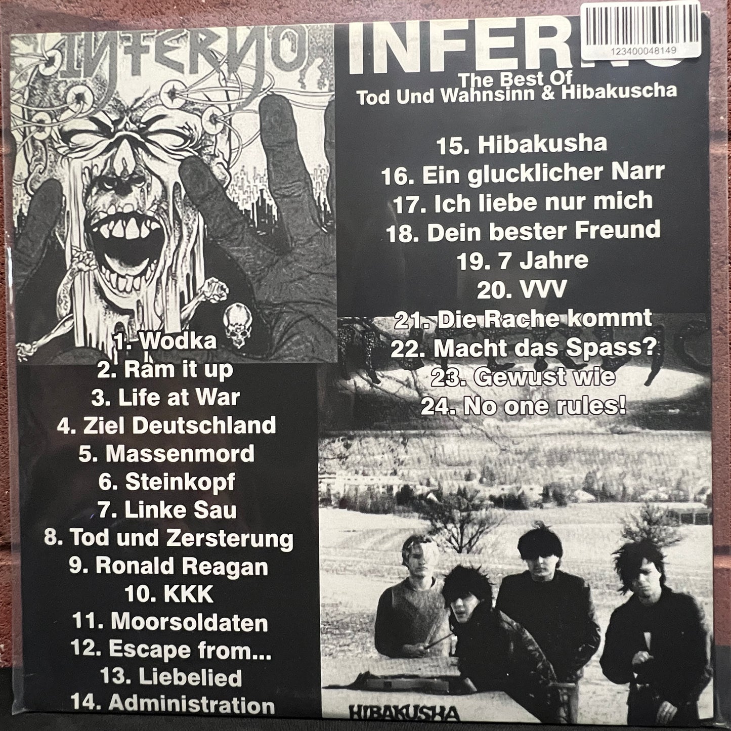Used Vinyl: Inferno "The Best Of Tod Und Wahnsinn & Hibakusha" LP