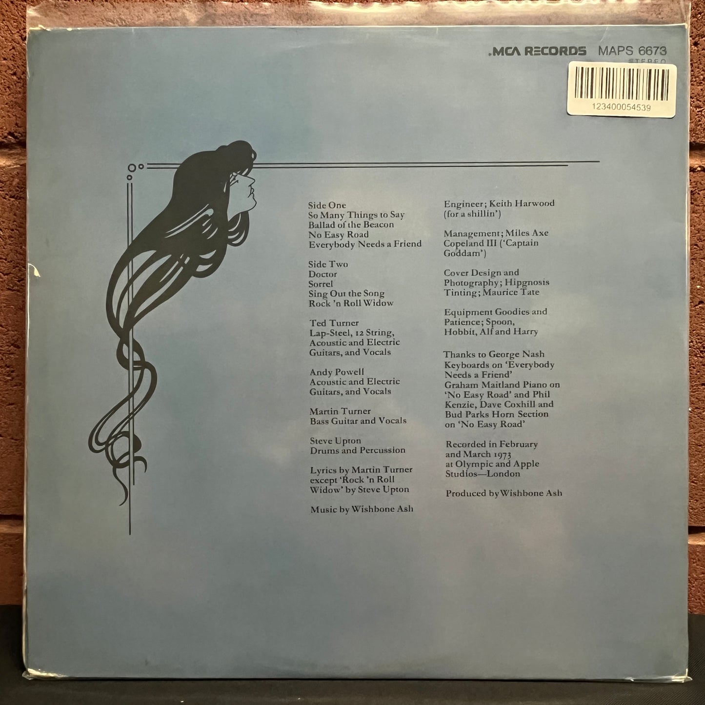 Used Vinyl: Wishbone Ash "Whisbone Four" LP (1973 UK Press)