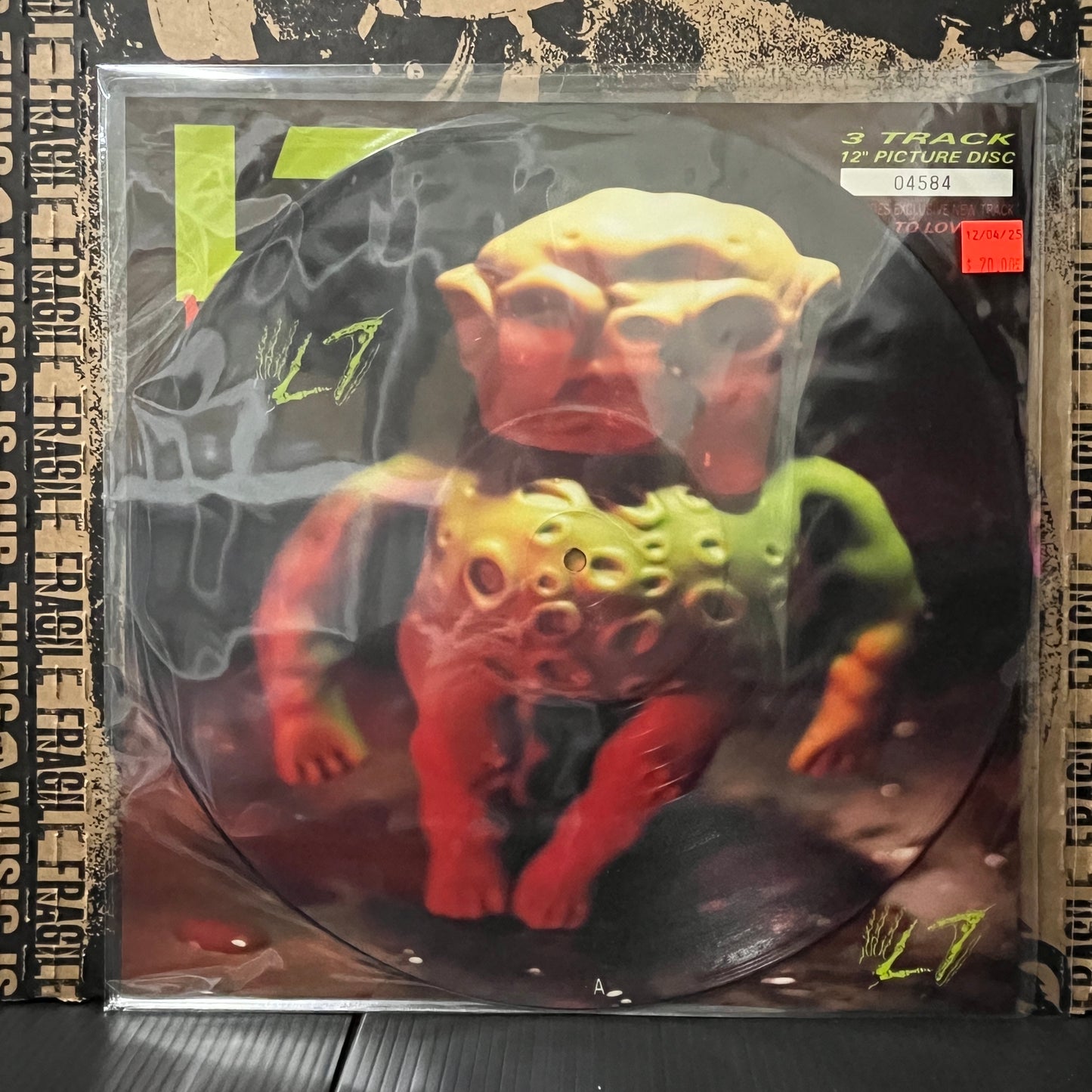 Used Vinyl: L7 "Monster" 12" EP (Numbered Picture Disc Press)
