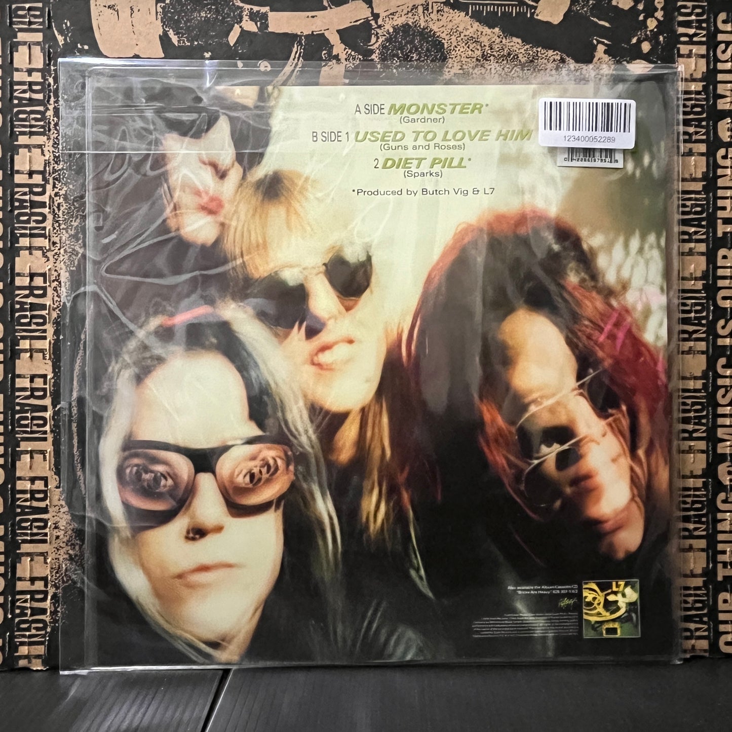 Used Vinyl: L7 "Monster" 12" EP (Numbered Picture Disc Press)