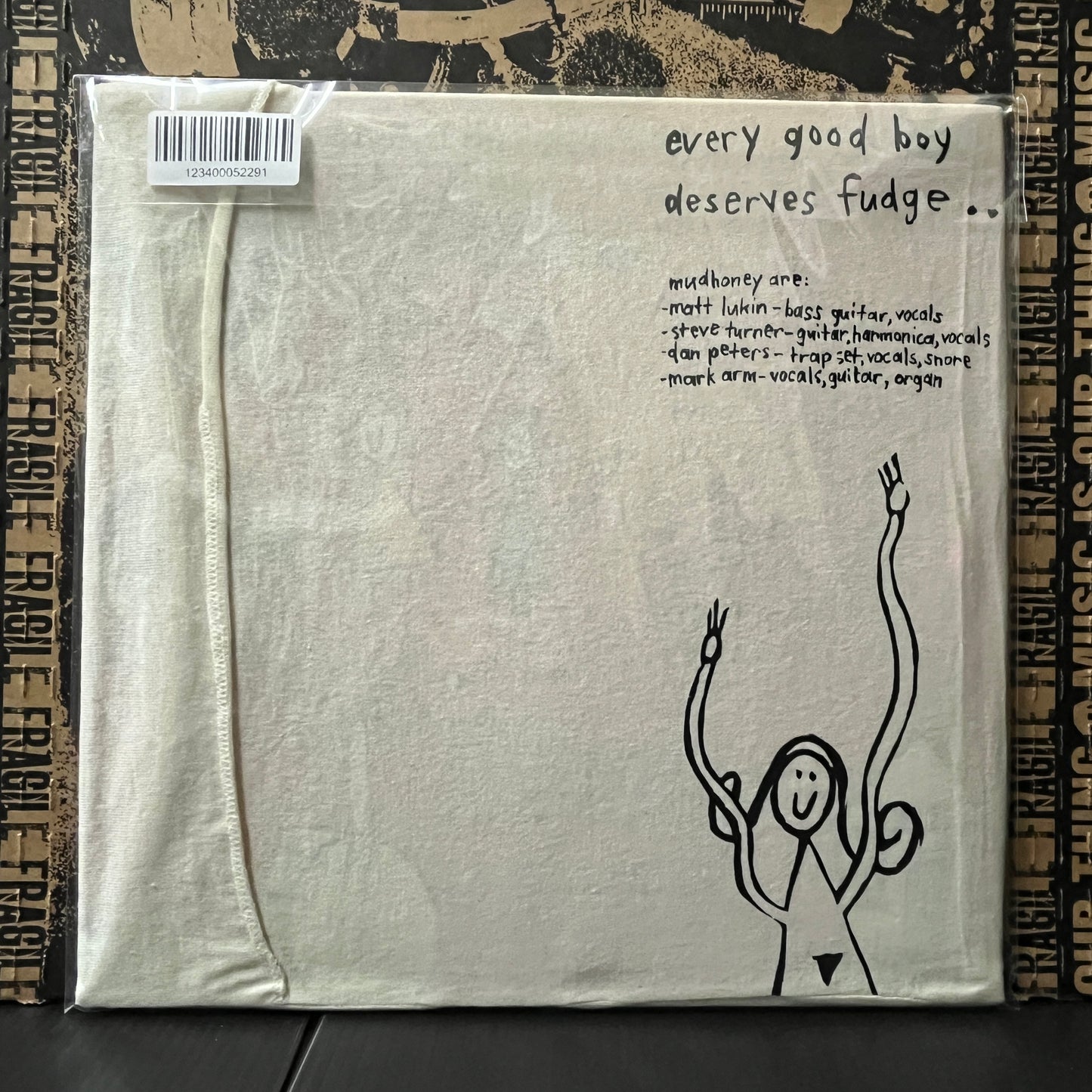 Used Vinyl: Mudhoney "Every Good Boy Deserves Fudge (Fudge Pack)" LP (Australian Brown Vinyl Cloth Cover Press)