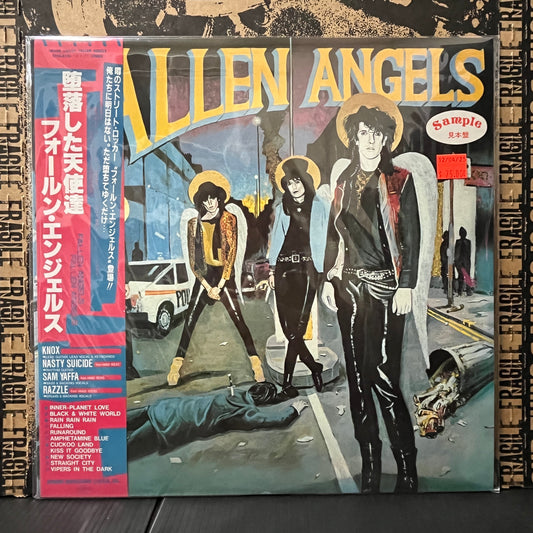 Used Vinyl: Fallen Angels (Members of The Vibrators and Hanoi Rocks) "S/T" LP (Japanese Promo Press)