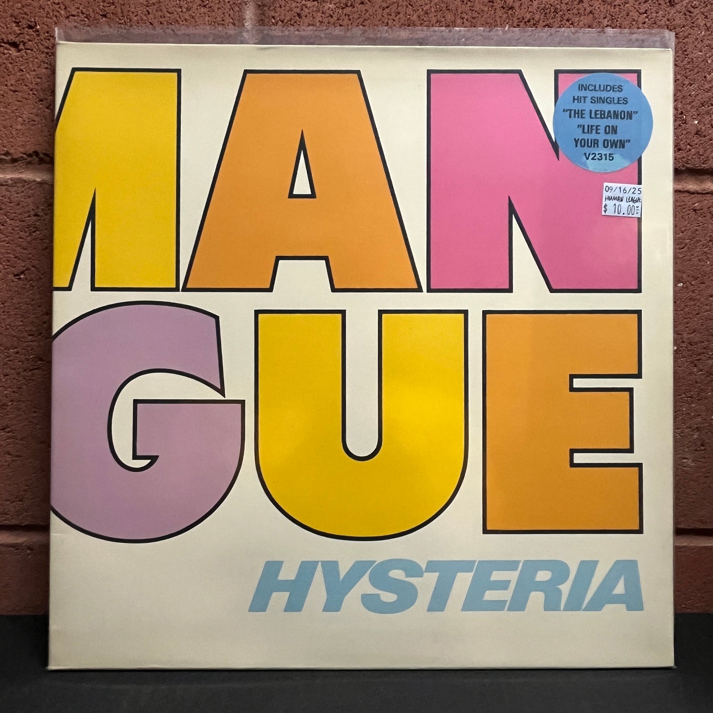 Used Vinyl: Human League "Hysteria" LP (1984 UK Press)