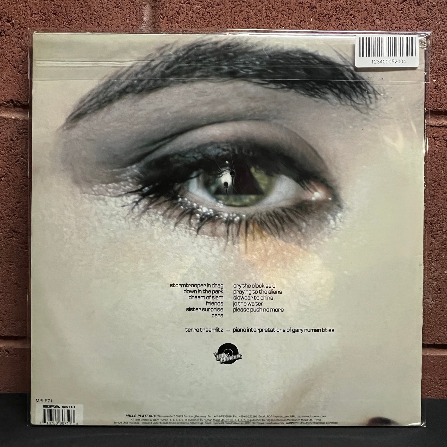 Used Vinyl: Terre Thaemlitz "Replicas Rubato" LP (1999 DE Press)