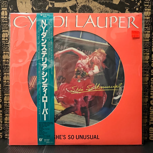 Used Vinyl: Cyndi Lauper "She's So Unusual" (1983 Japanese Picture Disc)