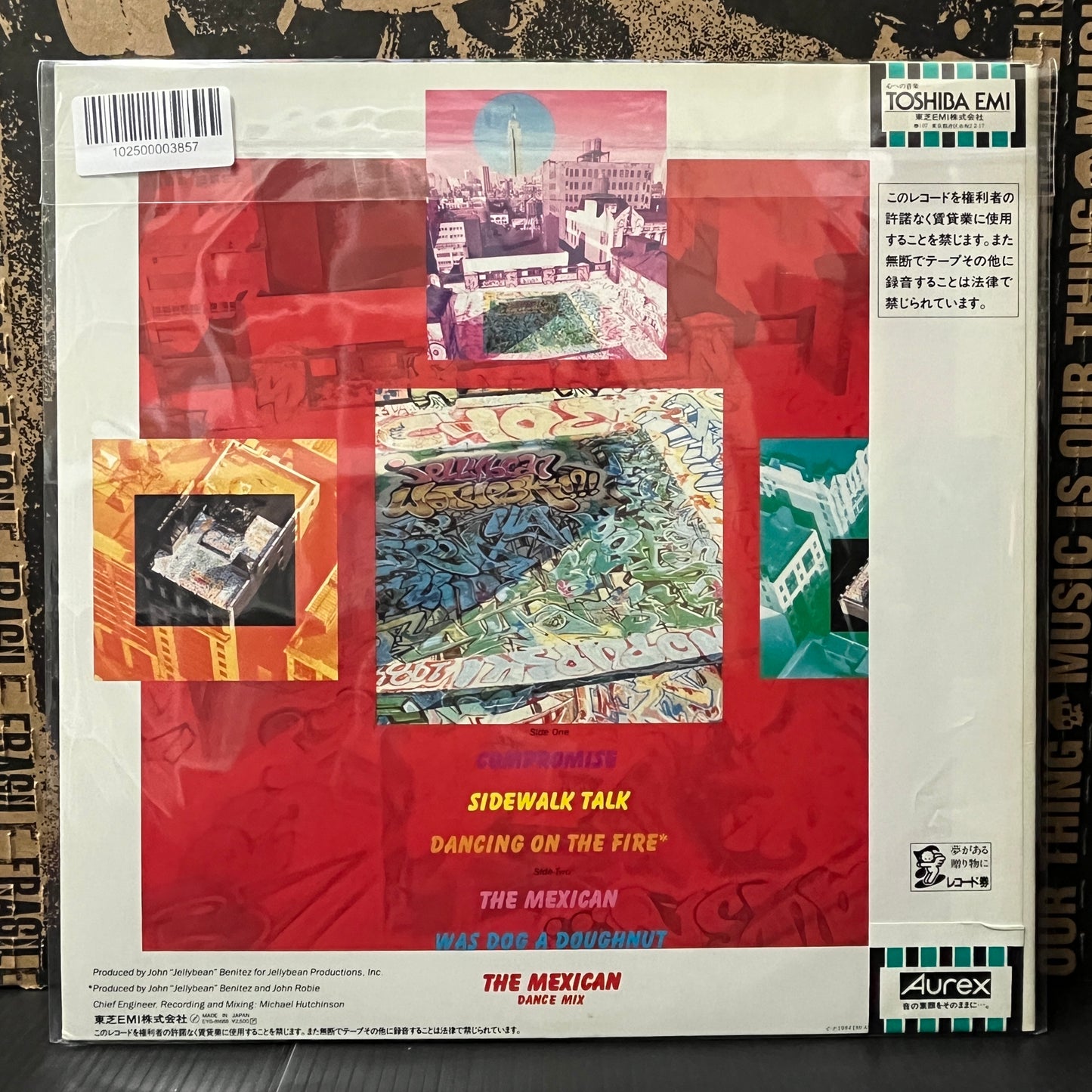 Used Vinyl: Jellybean (w/ Madonna) "Wotupski!?!" LP (1984 Japanese Press)