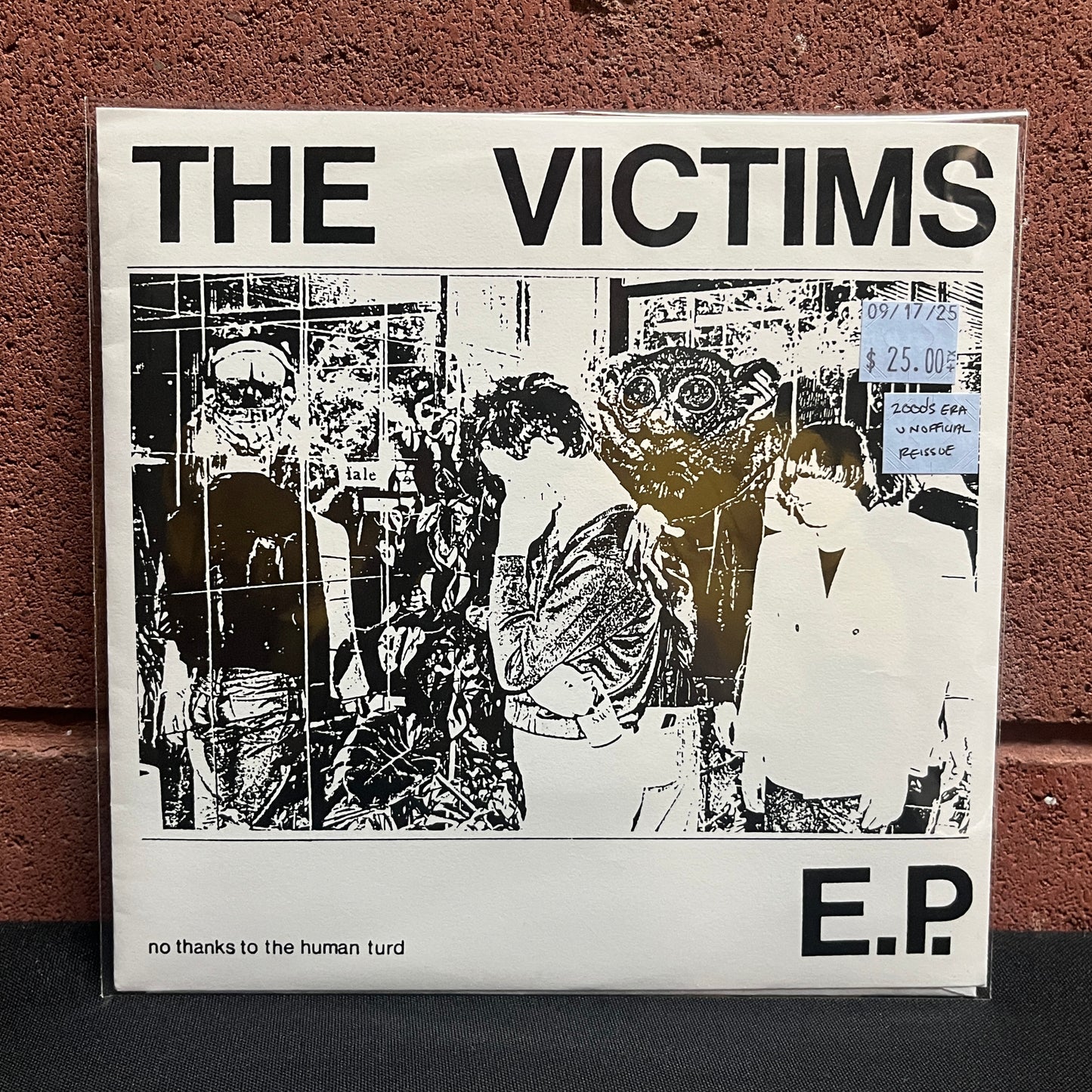 Used Vinyl: Victims "No Thanks To The Human Turd EP" 7" (Unofficial)
