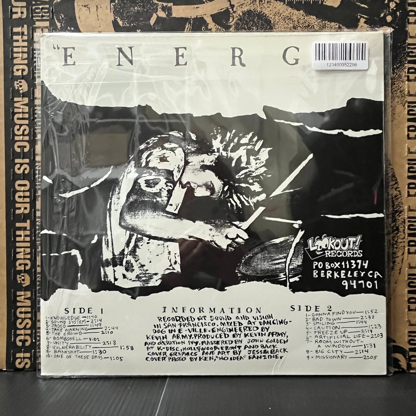 Used Vinyl: Operation Ivy "Energy" LP (Early 90's Press. No Barcode. In Shrink)