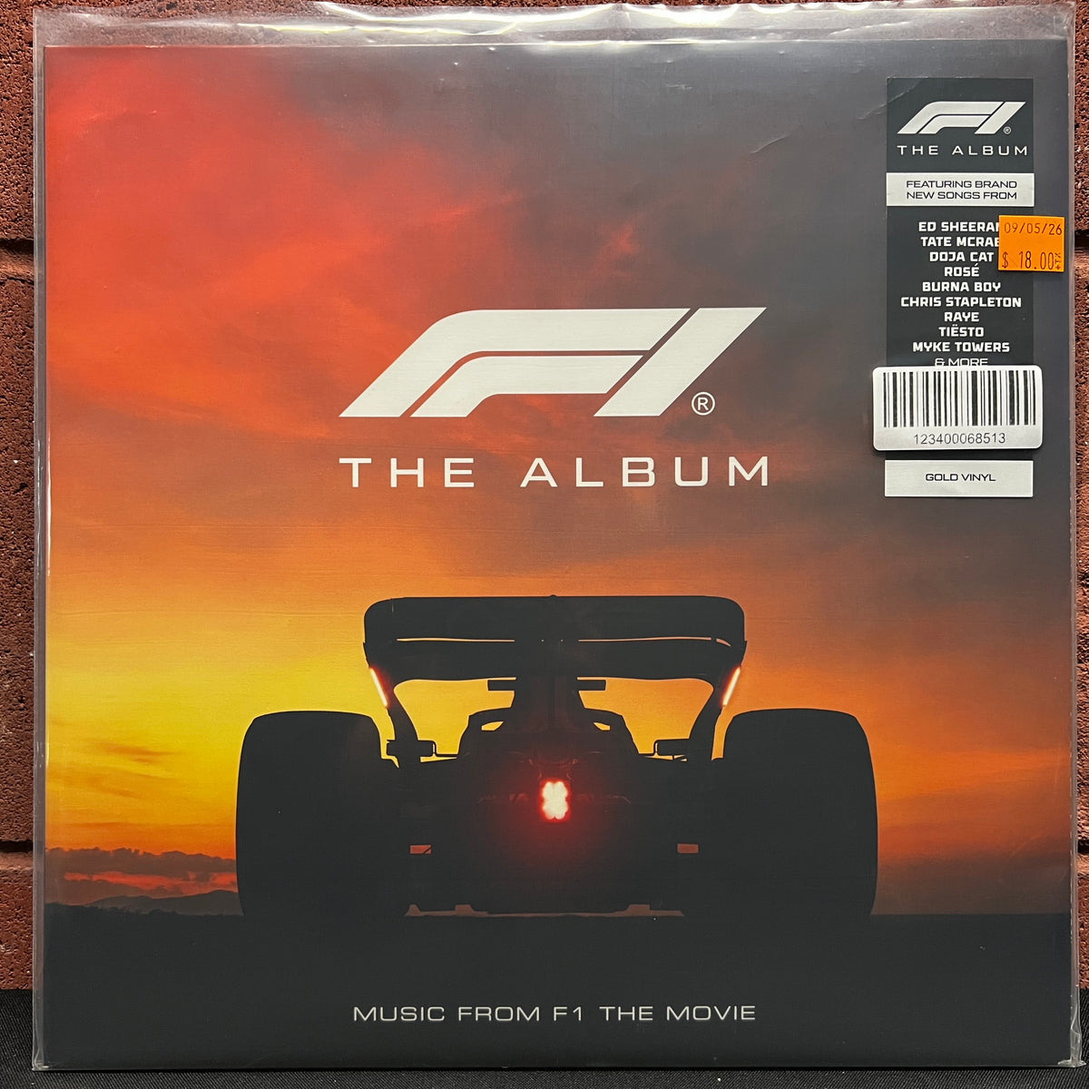 Used Vinyl: V/A - "F1 The Album (Music From F1 The Movie)" LP (2025 Press - Gold Vinyl)