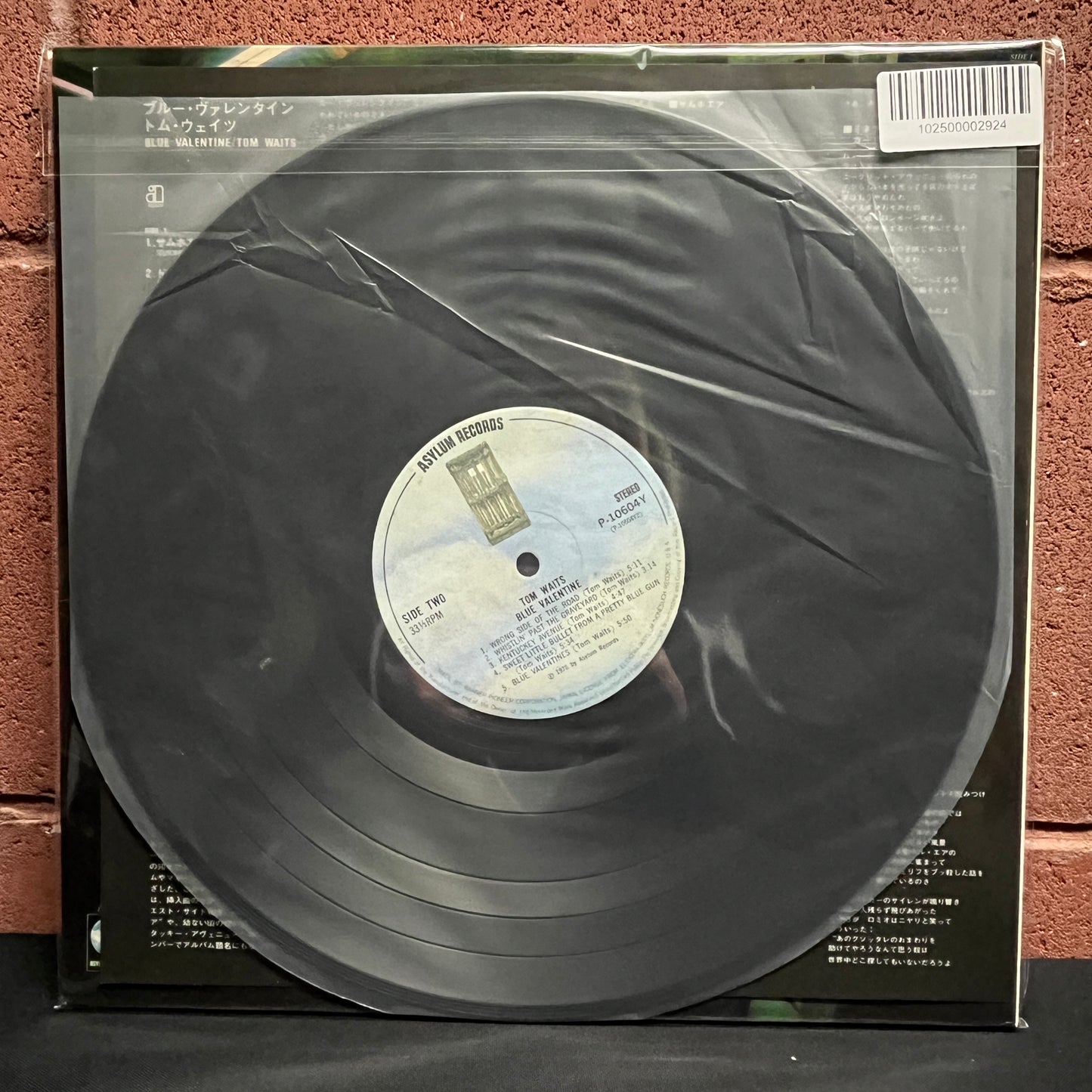 Used Vinyl: Tom Waits "Blue Valentine" LP (1978 Japanese Press)