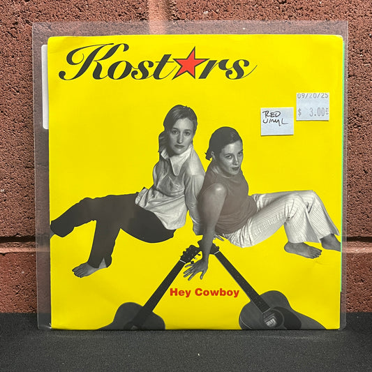 Used Vinyl: Kostars "Hey Cowboy" 7" (Red Vinyl)