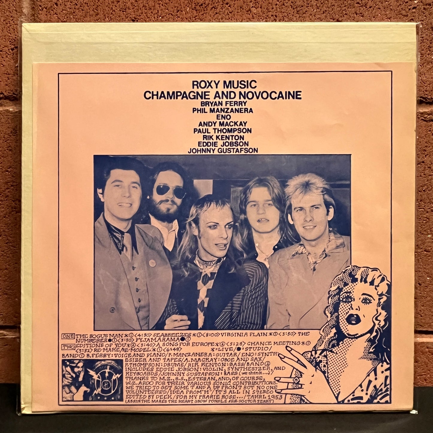 Used Vinyl: Roxy Music "Champagne and Novocaine" LP (TV & Radio Broadcasts plus B-Sides