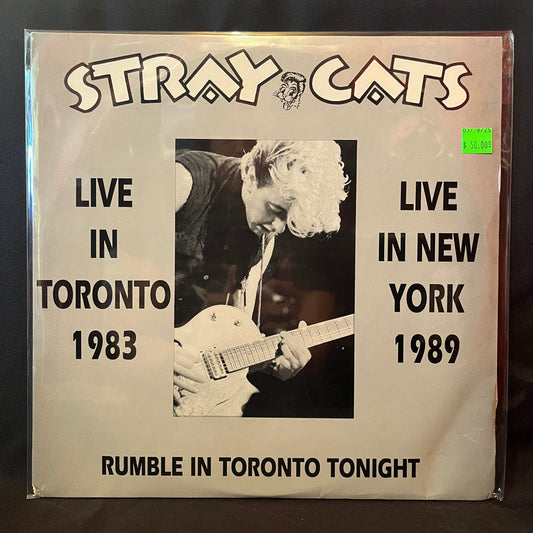 Used Vinyl: Stray Cats "Live In Toronto 1983 / Live In New York 1989" 2xLP