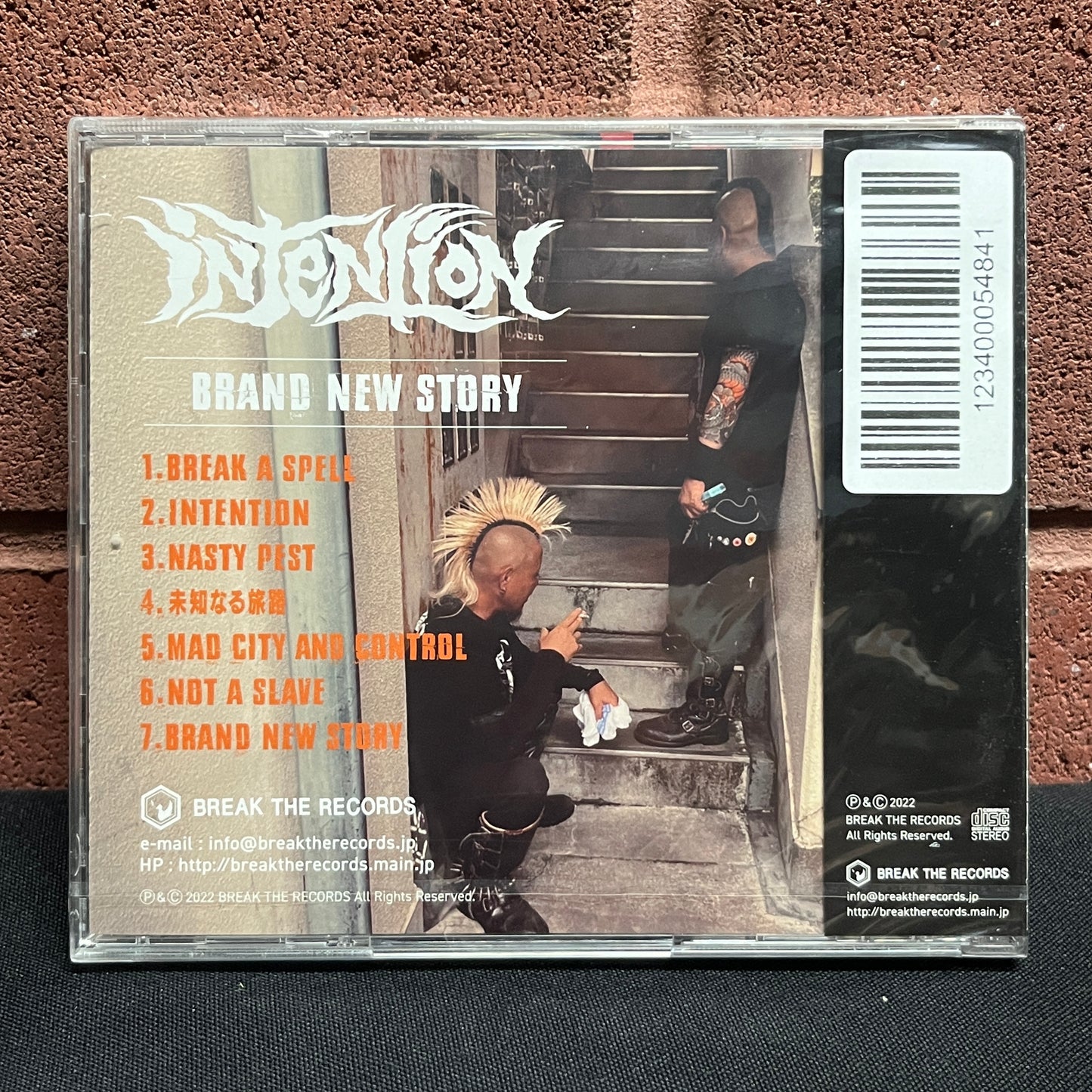 Used CD: Intention "Brand New Story" CD