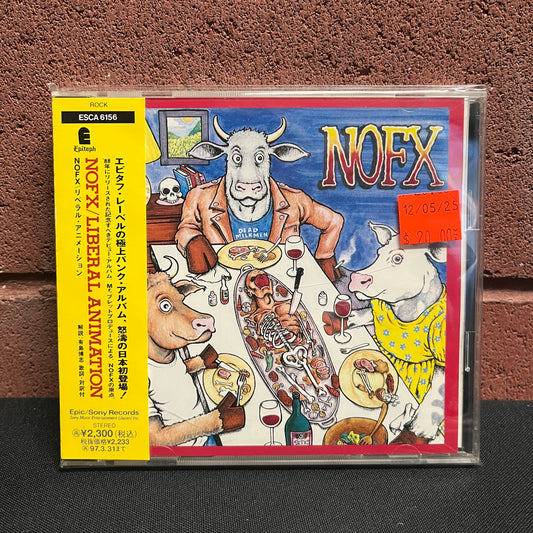 Used CD: NOFX "Liberal Animation" CD (1995 Japanese Press)