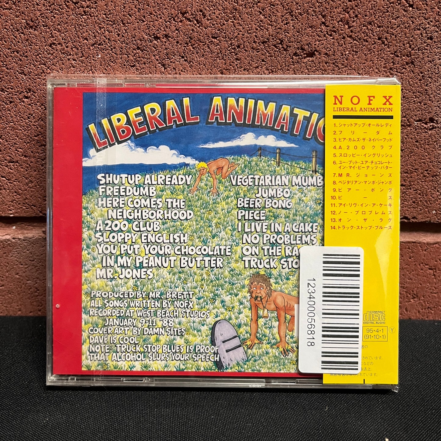 Used CD: NOFX "Liberal Animation" CD (1995 Japanese Press)