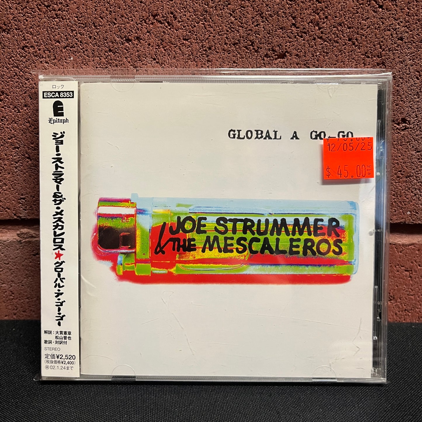 Used CD: Joe Strummer & The Mescaleros & Global A Go-Go" CD (2001 Japanese Press)