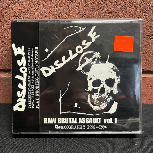 Used CD: Disclose "Raw Brutal Assault Vol. 1 Discography 1994-1998" 2xCD (2003 Japanese Press)
