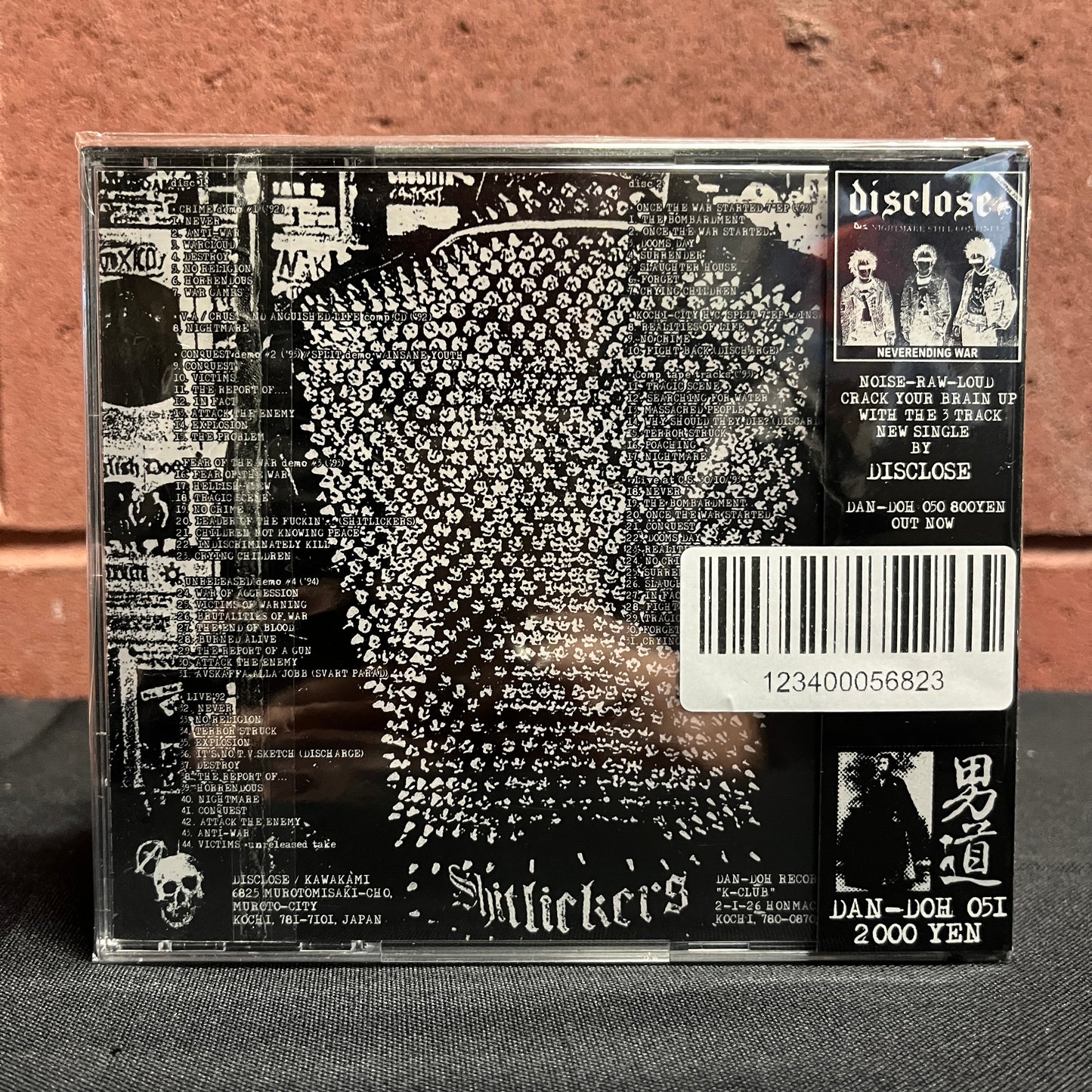 Used CD: Disclose "Raw Brutal Assault Vol. 1 Discography 1994-1998" 2xCD (2003 Japanese Press)