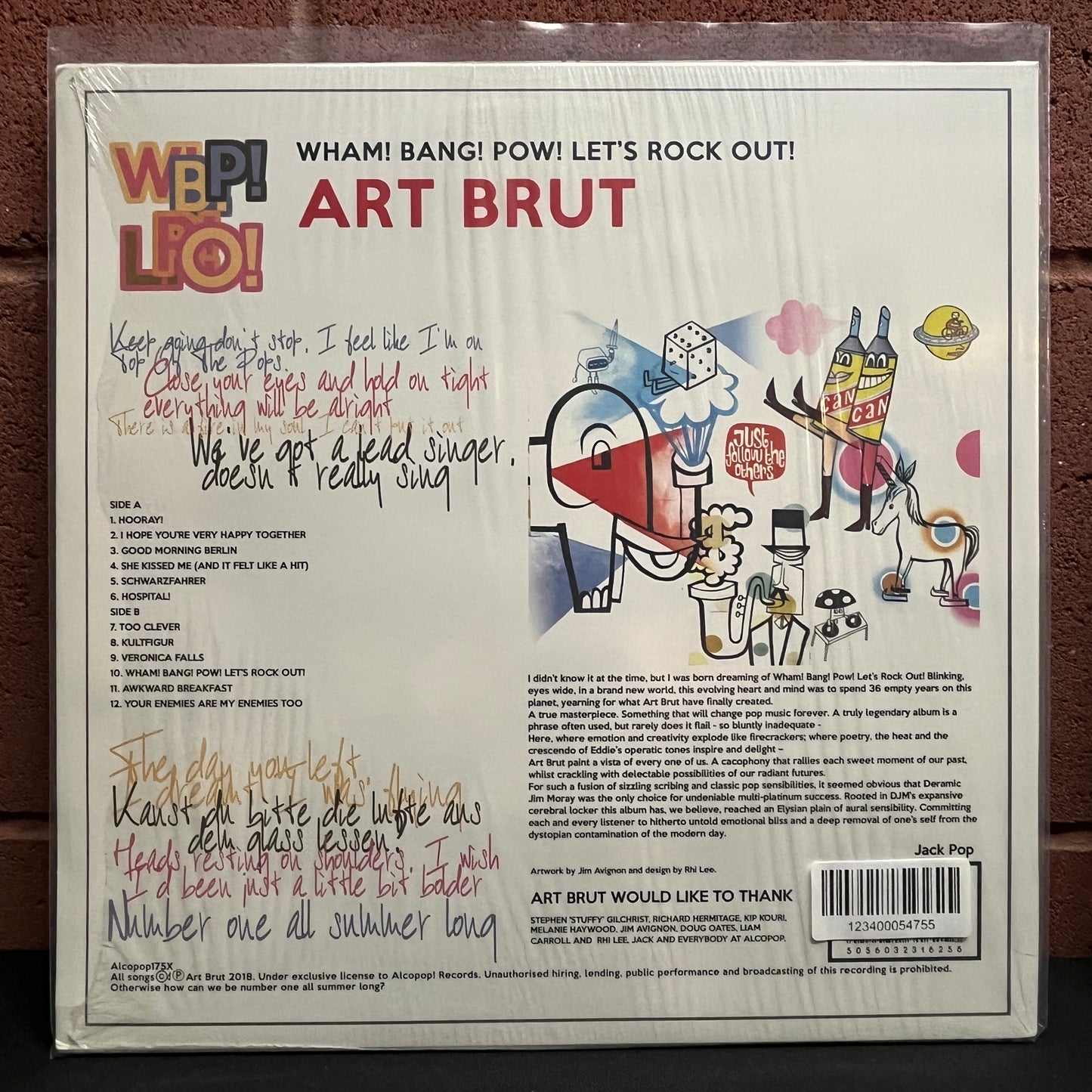 Used Vinyl: Art Brut "Wham! Bang! Pow! Let's Rock Out!" LP