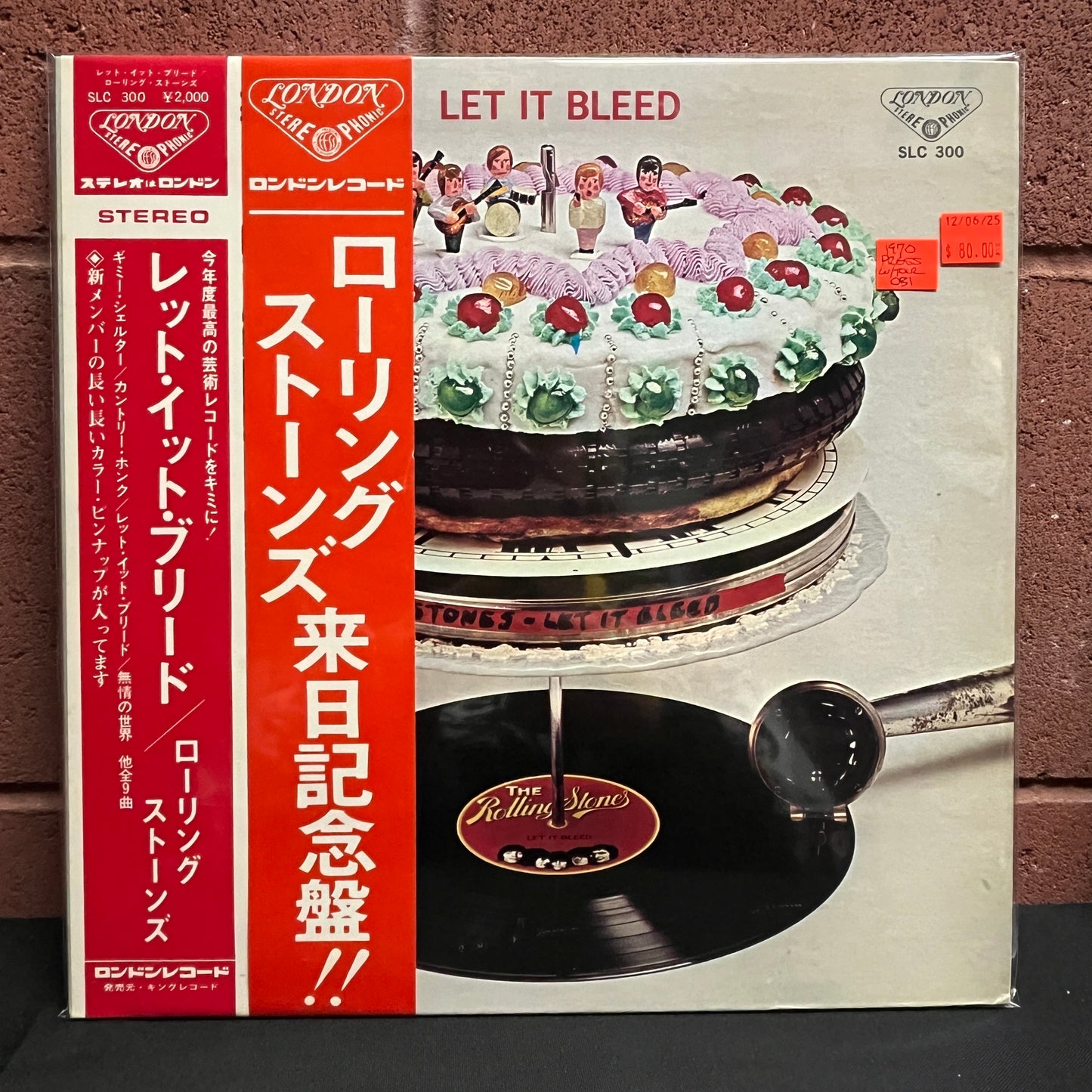 Used Vinyl: The Rolling Stones "Let It Bleed" LP (1970 Japanese Press w/ Tour Obi)