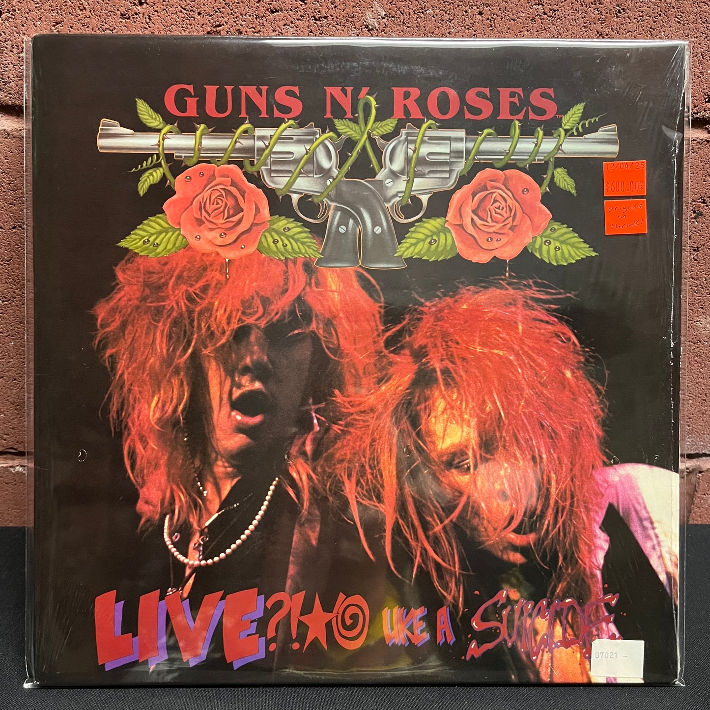 Used Vinyl: Guns N' Roses "Live ?!_@ Like A Suicide" LP (1986 Original Press In Shrink)