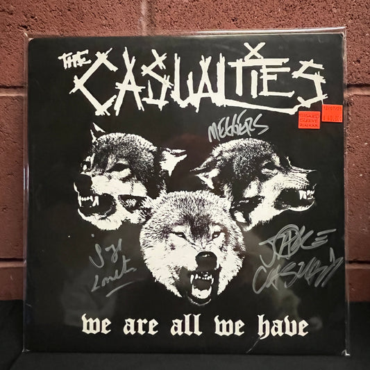 Used Vinyl: The Casualties "We Are All We Have" LP (Signed Sleeve)