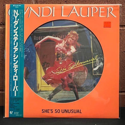 Used Vinyl: Cyndi Lauper "She's So Unusual" (1983 Japanese Picture Disc)
