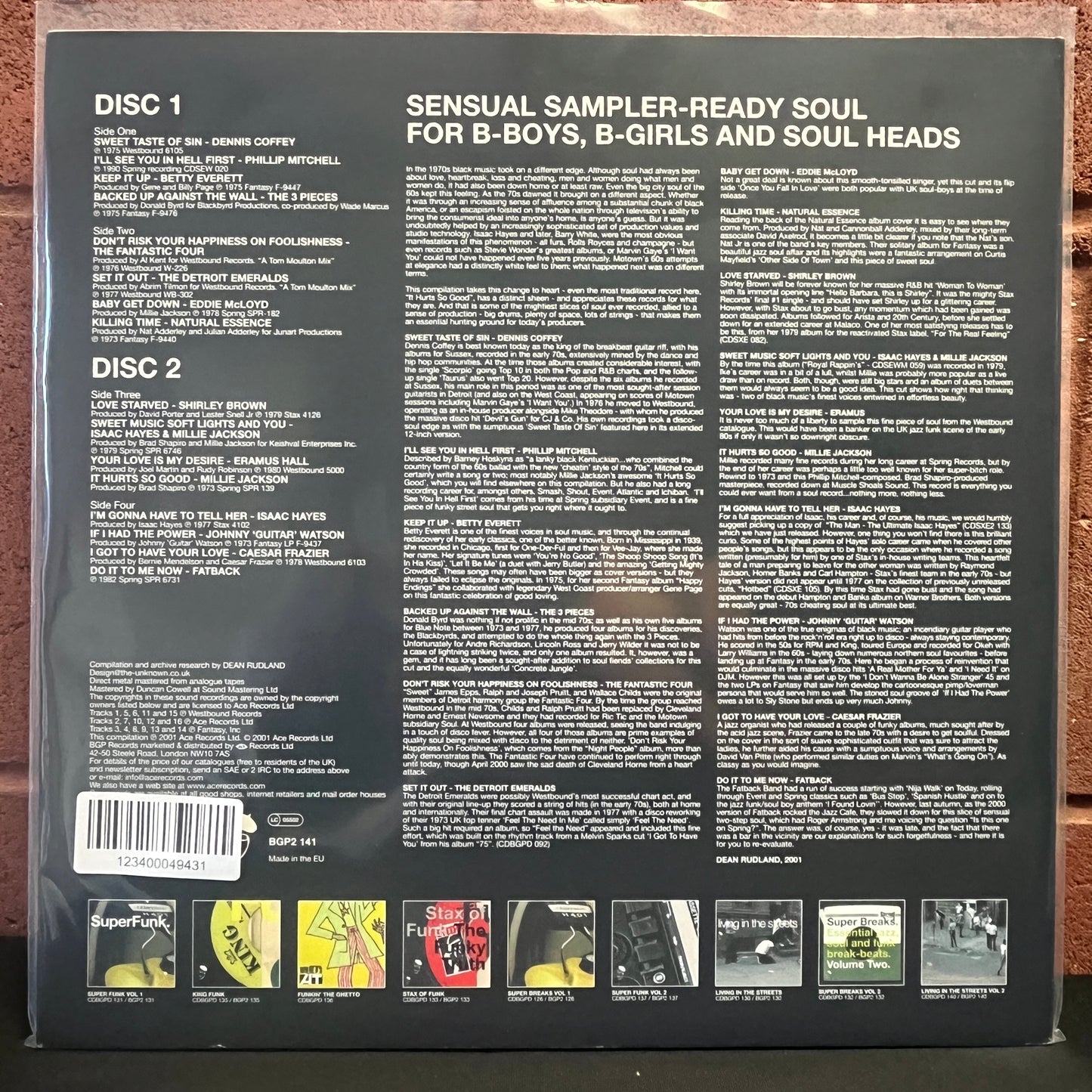 Used Vinyl: Various Artists "Sweet Taste Of Sin (Sensual Breakbeat Soul)" 2xLP