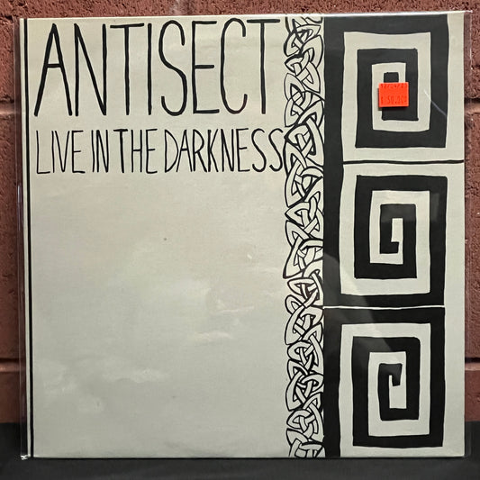 Used Vinyl: Antisect "Live In The Darkness" LP (Purple Marble Vinyl Hand Numbered Insert Press)