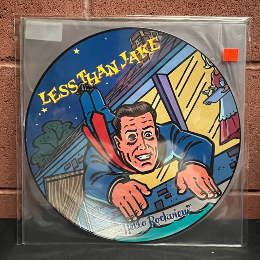 Used Vinyl: Less Than Jake "Hello Rockview" Picture Disc LP (1998 Press on Drive Thru)
