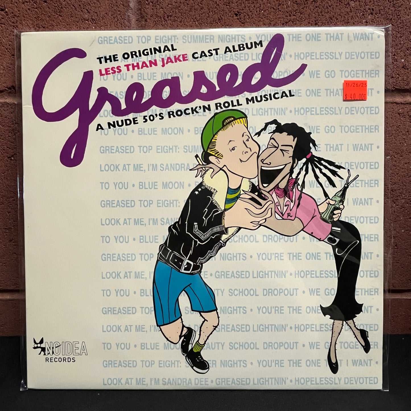Used Vinyl: Less Than Jake "Greased" LP (Black Vinyl No Idea Press)