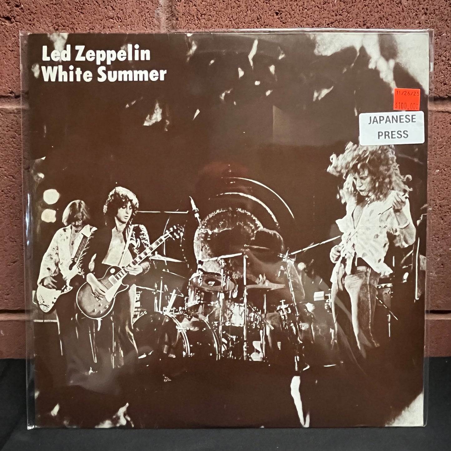 Used Vinyl: Led Zeppelin "White Summer" LP (1977 Marc Records Japanese Press)