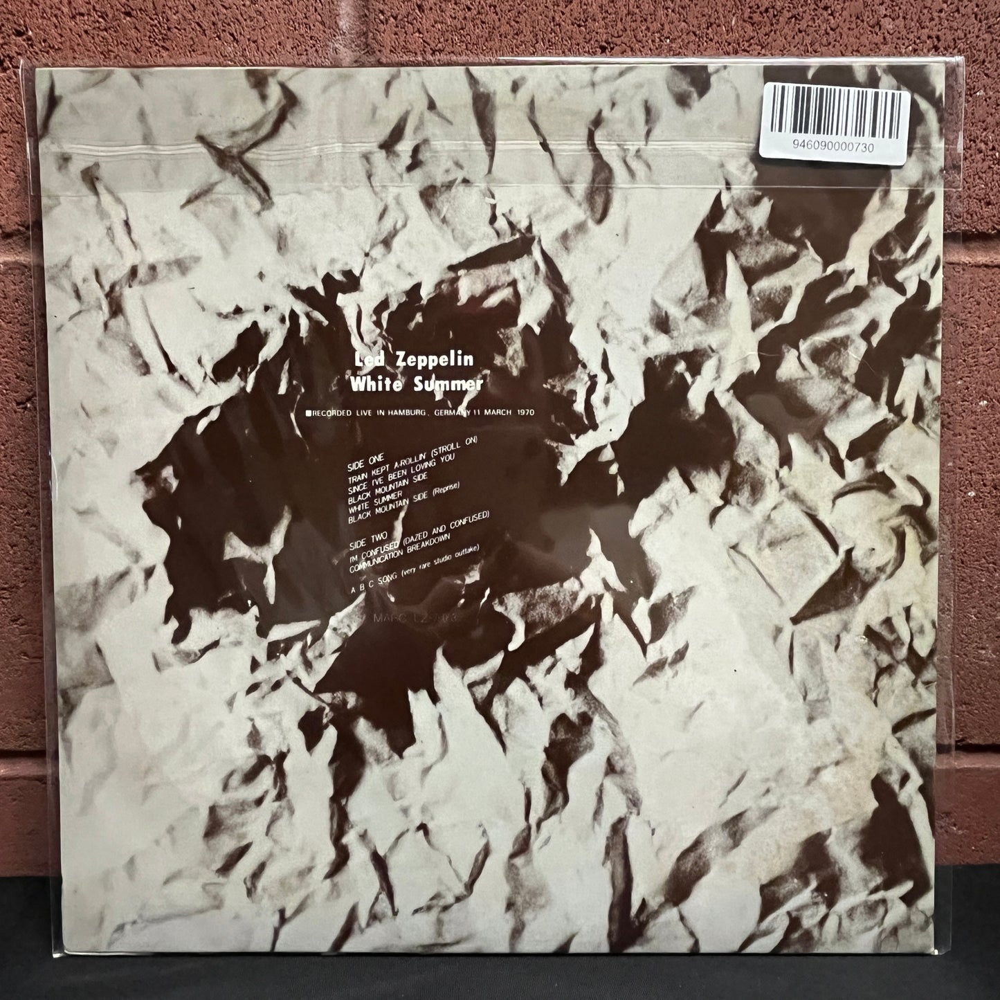 Used Vinyl: Led Zeppelin "White Summer" LP (1977 Marc Records Japanese Press)