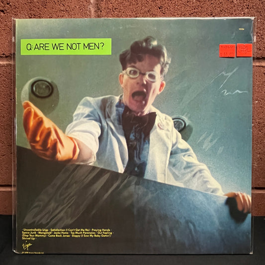 Used Vinyl: Devo "Q: Are We Not Men? A: We Are Devo!" LP (UK Press Blue Vinyl)