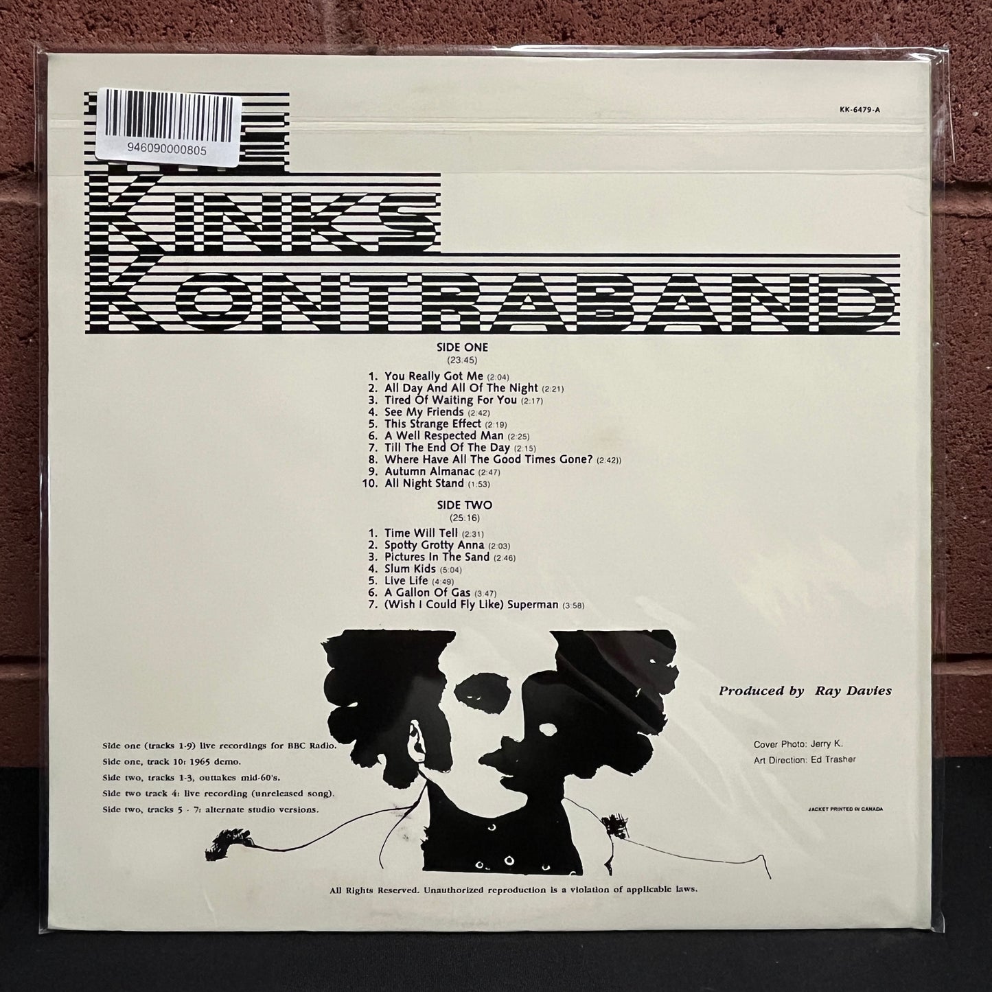 Used Vinyl: The Kinks "Kontraband" LP (Canadian Press)